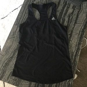 Adidas black tank top